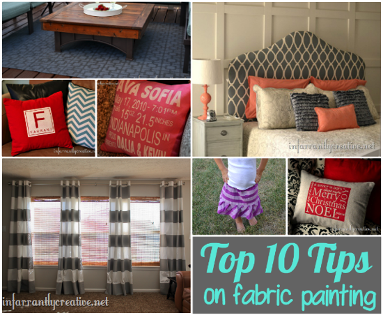 Tips For Painting Fabric Infarrantly Creative