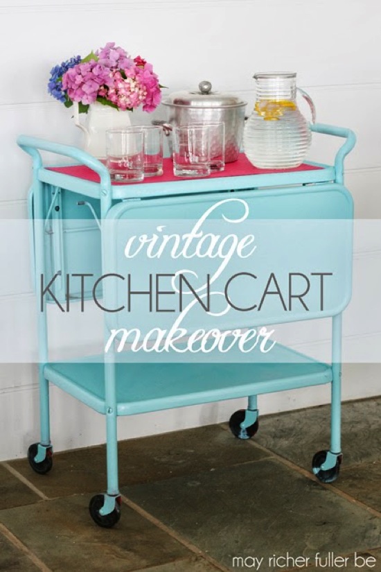 Vintage Kitchen Cart Makever May Richer Fuller Be