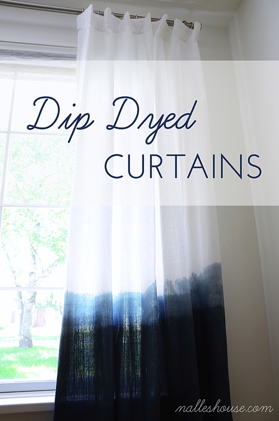 Dip Dyed Curtains 4 Men 1 Lady