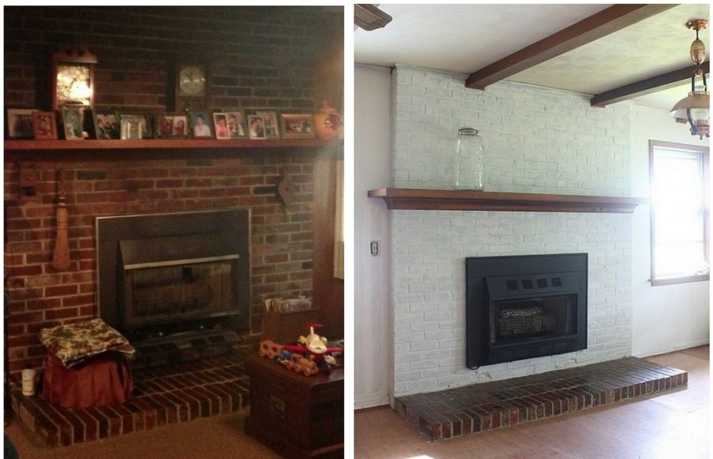 fireplace makeover