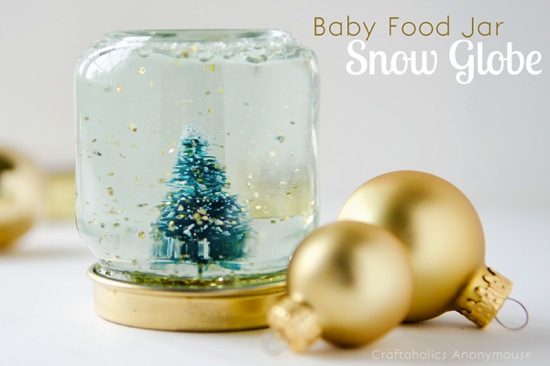 Baby Food Jar Snow Globe Craftaholics Anonymous