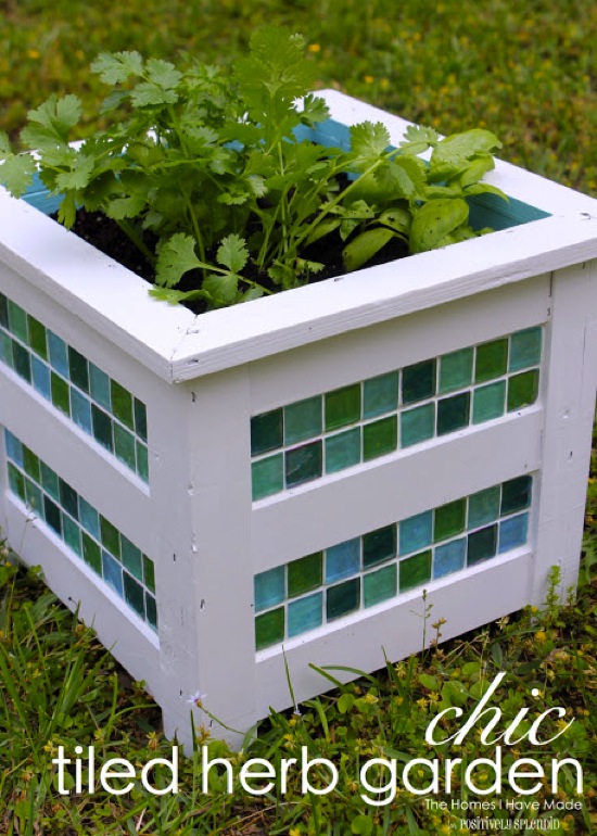 Tiled Herb Planter The Homes I Have Made