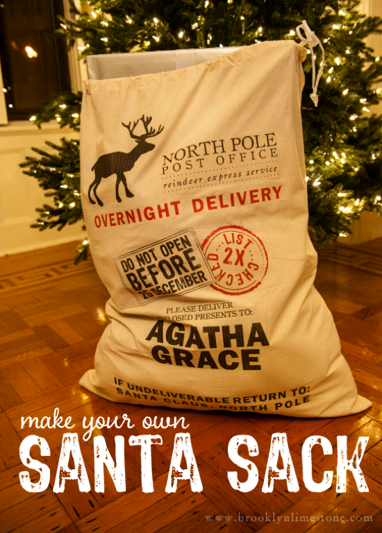 Santa Sack Brooklyn Limestone