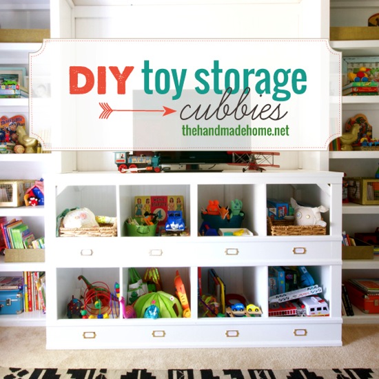 DIY Toy Storage Cubbies The Handmade Home